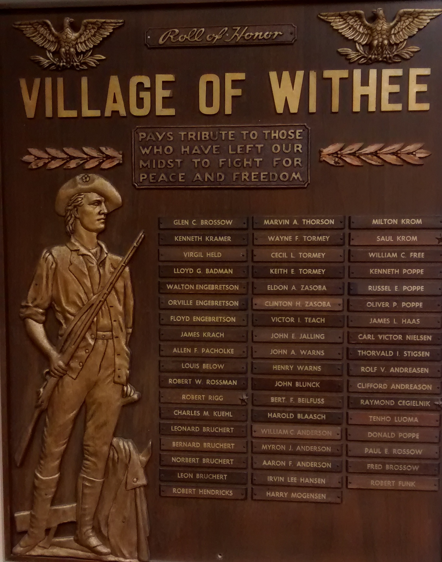 Military Plaque