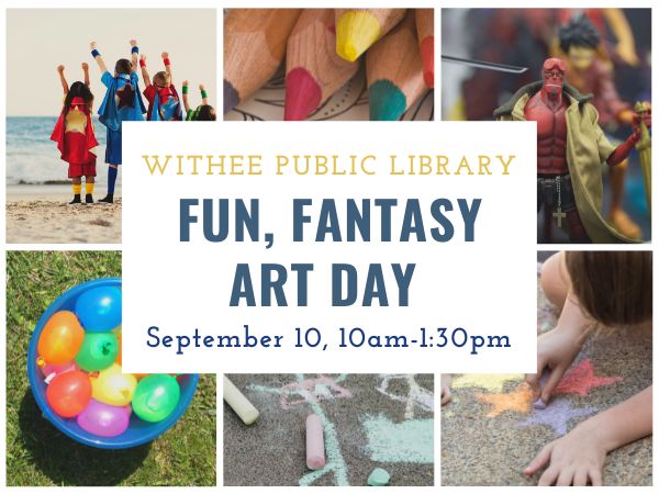 Withee Library Art Day