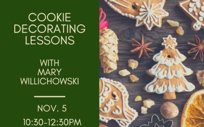 Cookie Decorating Lessons Nov. 5th