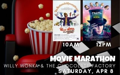 Movie Marathon: Willy Wonka & the Chocolate Factory Apr 8