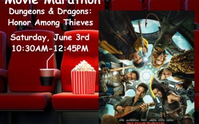 Movie Marathon Dungeons & Dragons: Honor Among Thieves. June 3rd.