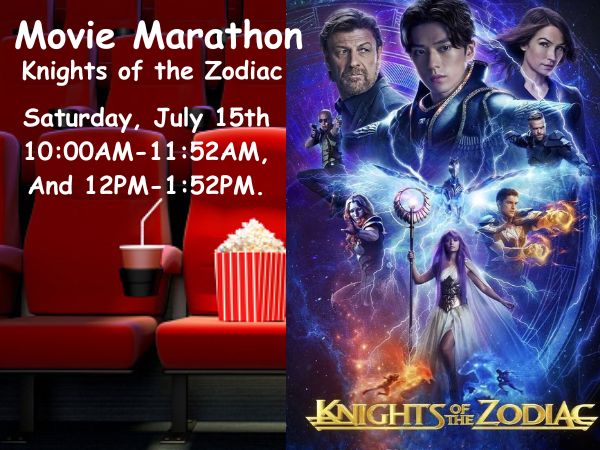 Movie Marathon: Knights of the Zodiac. July 15th