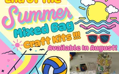 End of the Summer Mixed Bag Craft Kits Available In August!