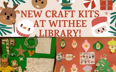 New Winter Holiday Craft Kits Available At The Withee Library!